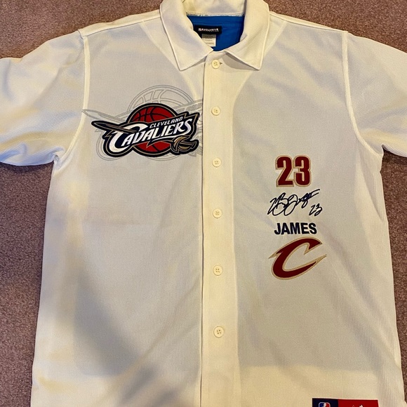 SOLD ON EBAY - NEW NBA LeBron James Baseball #23 Baseball Jersey Shirt - Size M - Picture 2 of 11